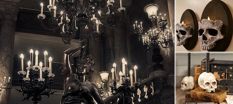 ไอเดียโคมไฟแนว Gothic ทั้งสวยและหลอน