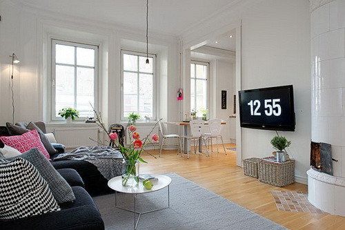 ตกแต่งคอนโดสีขาว โล่งโปร่ง สบายตา